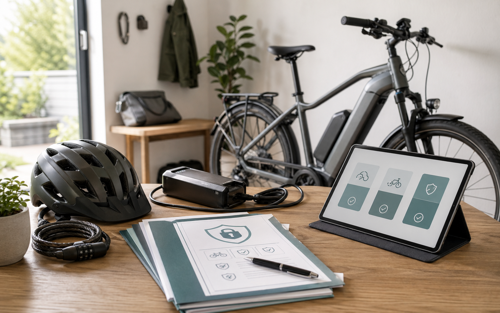 Themenbild für E-Bike Versicherung auf haus-und-grundbesitzerhaftpflicht-vergleich.de